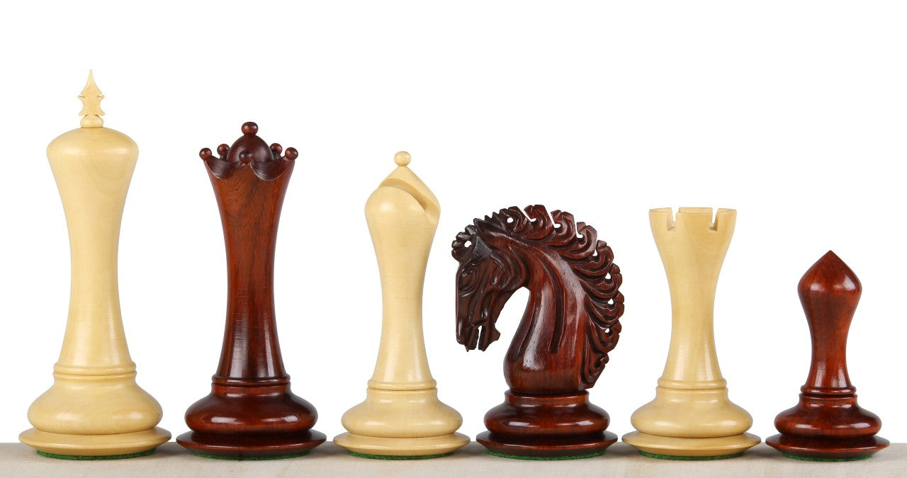 Piezas de ajedrez Empire Redwood de 4,25 pulgadas