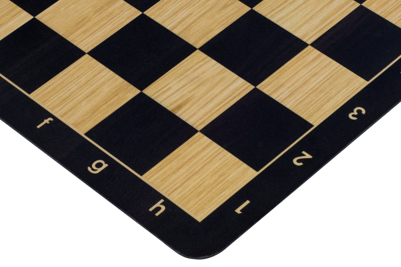 Tablero de ajedrez enrollable de torneo de 20″ – Estilo arce y ébano