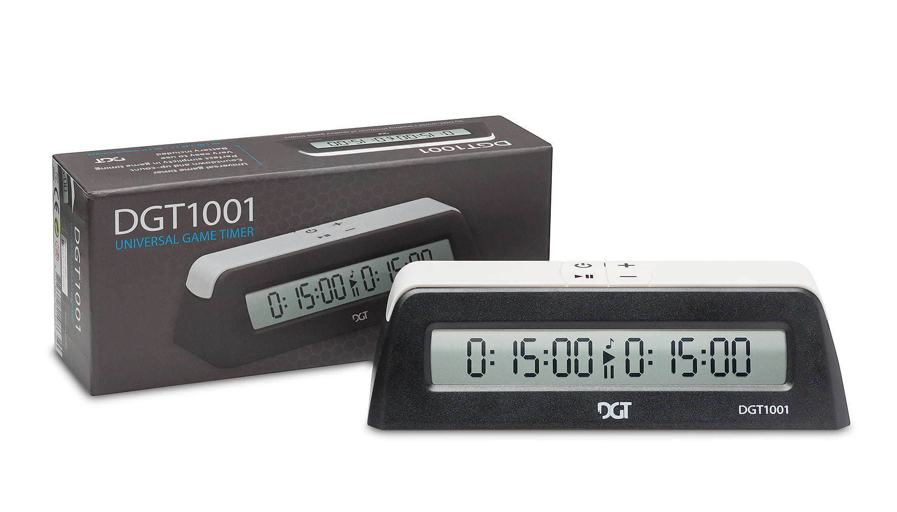 Paquete de 10 relojes de ajedrez DGT 1001 (negros)
