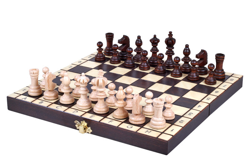 Minijuego de ajedrez olímpico con bandeja (Rey de 2,36 pulgadas)