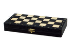 Juego de ajedrez magnético negro con bandeja (2,36" King)