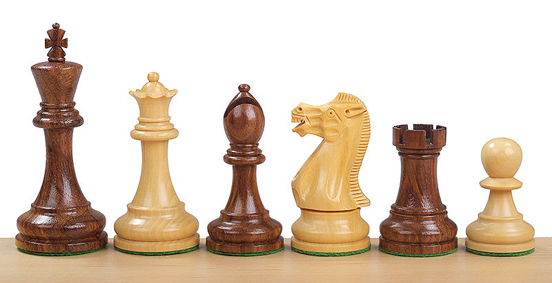 Piezas de ajedrez ejecutivas de acacia y boj – King de 4″