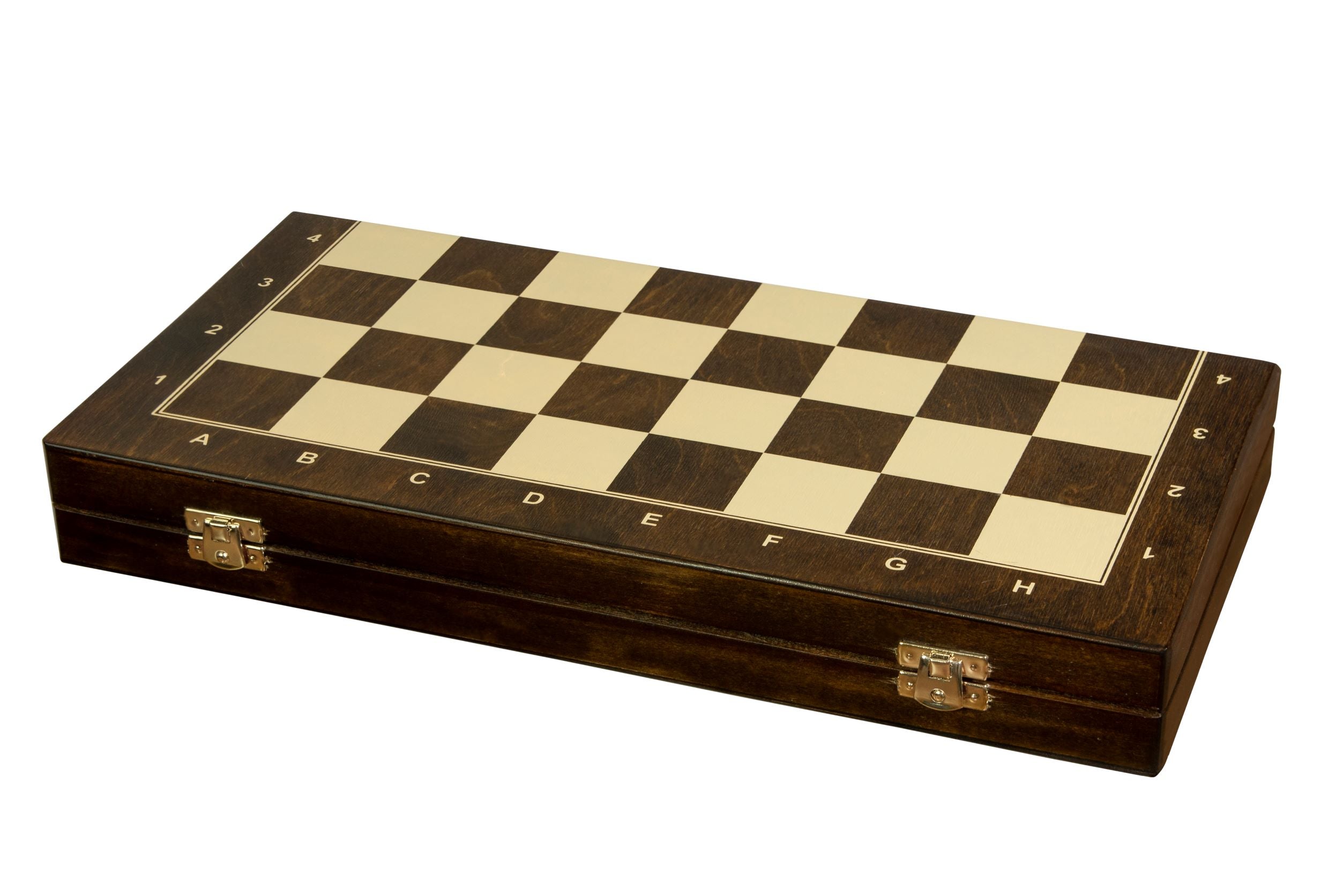 Estuche de ajedrez de madera con inserto de 15,7″