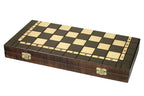 Juego de madera 3 en 1 con tablero de 15,75" para ajedrez, damas y backgammon
