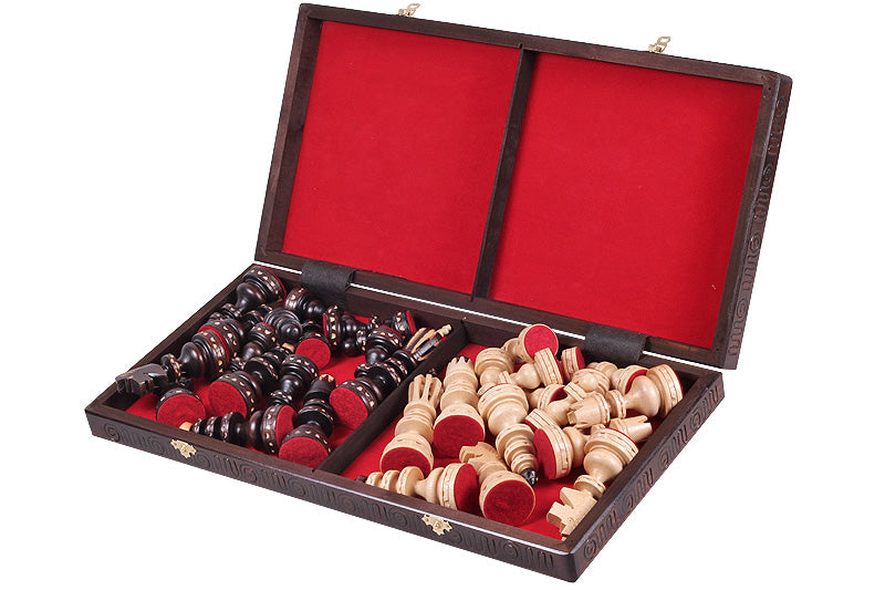 Juego de ajedrez decorativo romano de 21,7 pulgadas con almacenamiento (tamaño King de 5,5 pulgadas)