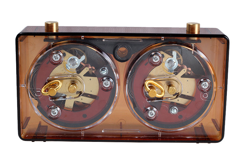 Reloj de ajedrez clásico de plástico – Ámbar (Pequeño)