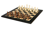 Juego de ajedrez de torneo n.° 4 – Estilo Staunton negro