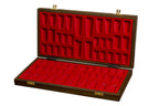 Estuche de ajedrez de madera con inserto de 15,7″