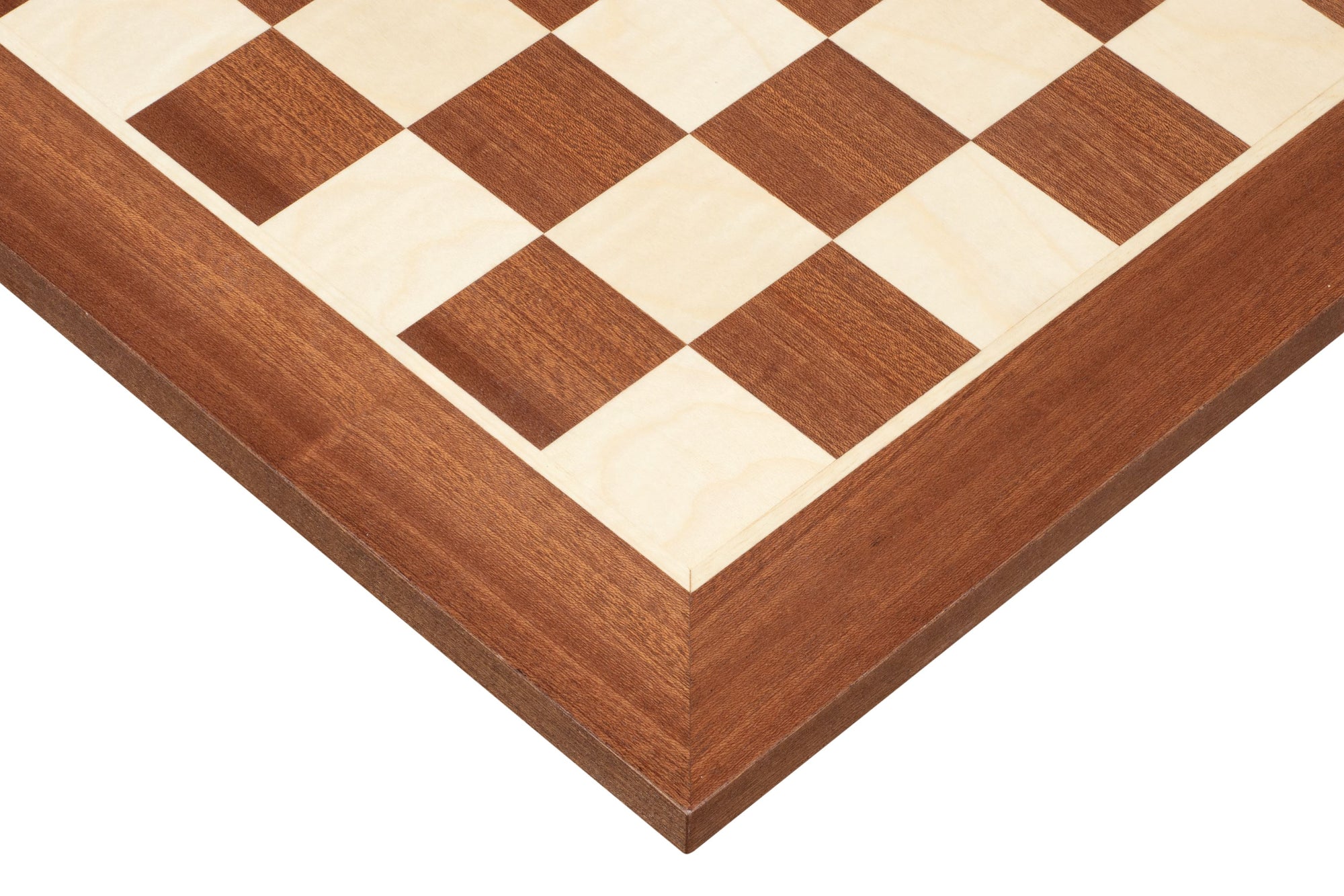 Tablero de madera de dos caras: diseño de intarsia de 64 y 100 campos