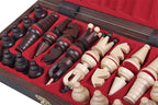 Juego de ajedrez Royal Maxi de 12,2 pulgadas con bandeja de inserción (Rey de 2,6 pulgadas)
