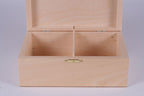 Caja de ajedrez de madera para 4 piezas – Acabado en madera clara