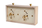 Reloj de ajedrez BHB de madera – Acabado natural claro (sin soporte)