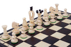 Juego de ajedrez mediano King's marrón con bandeja de inserción (60 mm)
