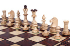 Juego de ajedrez Senator de 16 pulgadas con bandeja de inserción (tamaño King de 3,15 pulgadas)