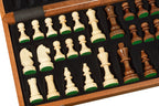 Juego de ajedrez Sunrise Tournament n.° 4: caoba y arce