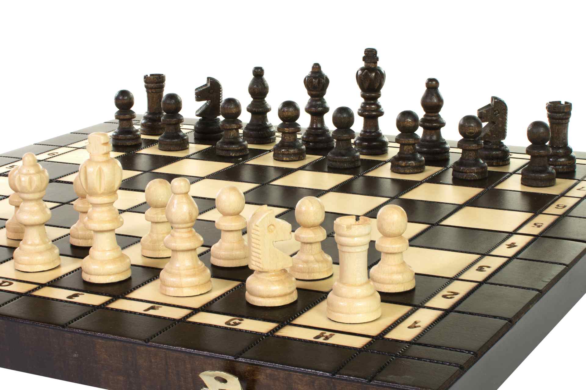Juego de madera 3 en 1 con tablero de 15,75" para ajedrez, damas y backgammon