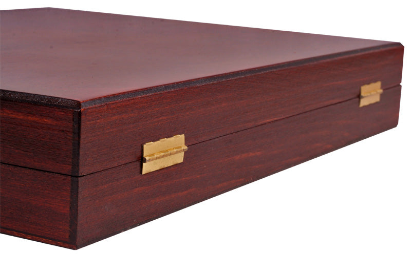 Piezas de ajedrez Staunton De Lux n.° 5 con caja de madera