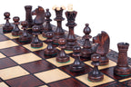 Juego de ajedrez Senator de 16 pulgadas con bandeja de inserción (tamaño King de 3,15 pulgadas)