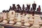 Juego de ajedrez Royal Maxi de 12,2 pulgadas con bandeja de inserción (Rey de 2,6 pulgadas)