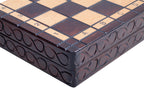 Juego de ajedrez pequeño Pearl con almacenamiento forrado de fieltro (tamaño King de 2,56 pulgadas)