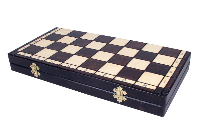 Ajedrez Babushka de madera verde, diseño ruso, tablero de 16,5"