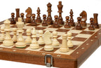 Juego de ajedrez Sunrise Tournament n.° 4: caoba y arce