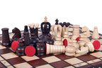 Juego de ajedrez Royal Maxi de 12,2 pulgadas con bandeja de inserción (Rey de 2,6 pulgadas)