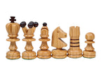 Juego de ajedrez grande Pearl con tablero de intarsia incrustado (Rey de 3,54 pulgadas)