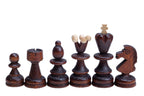 Juego de ajedrez pequeño Pearl con almacenamiento forrado de fieltro (tamaño King de 2,56 pulgadas)