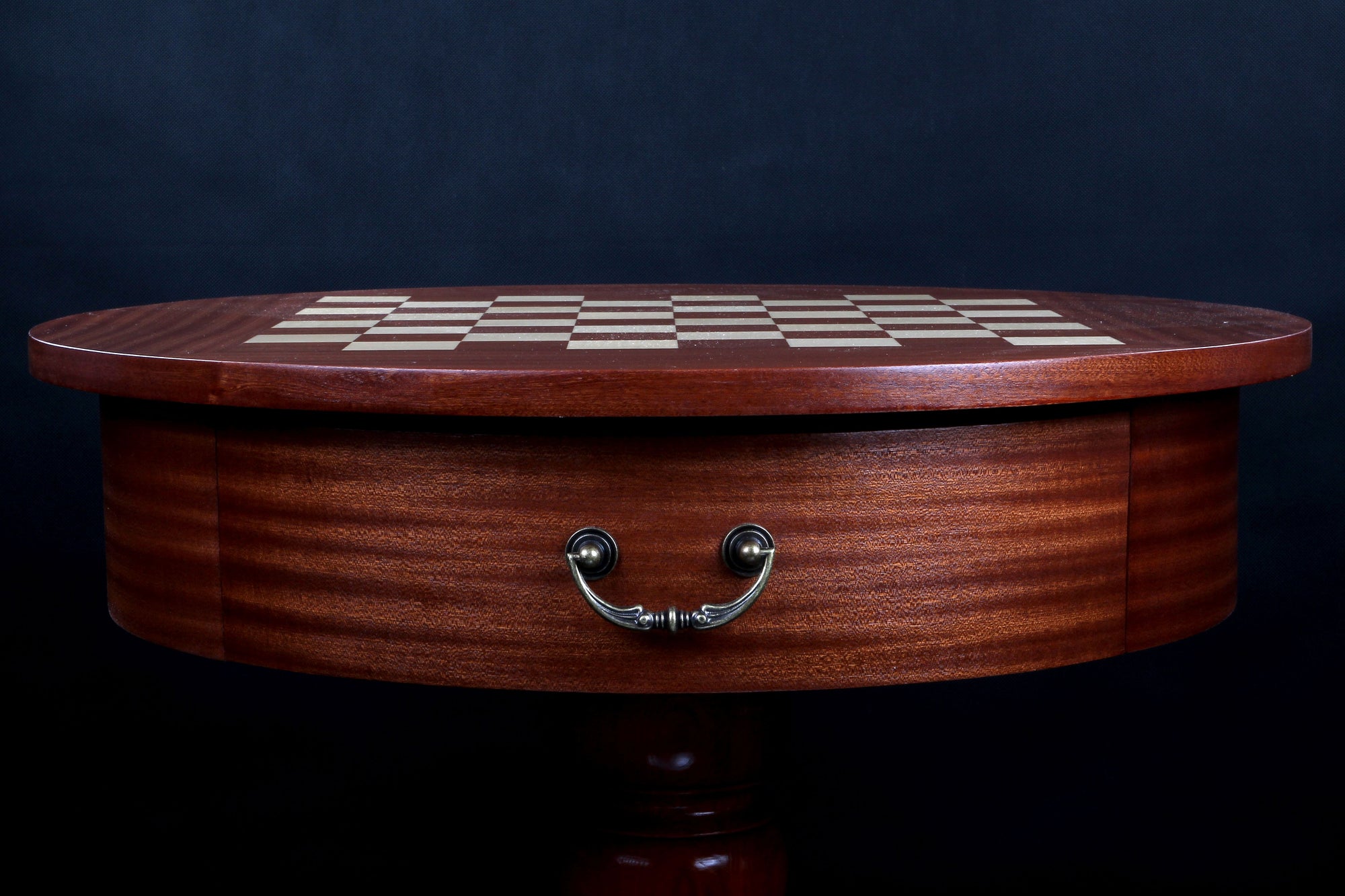 Mesa de ajedrez redonda de lujo (25 kg, 2,0 pulgadas de ancho / 50 mm)