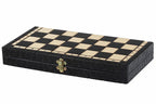 Juego de ajedrez King's mediano negro (2,36 pulgadas King) con bandeja de inserción
