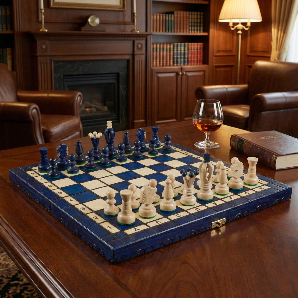 Juego de ajedrez mediano Royal Kings con bandeja (Rey de 2,5 pulgadas)