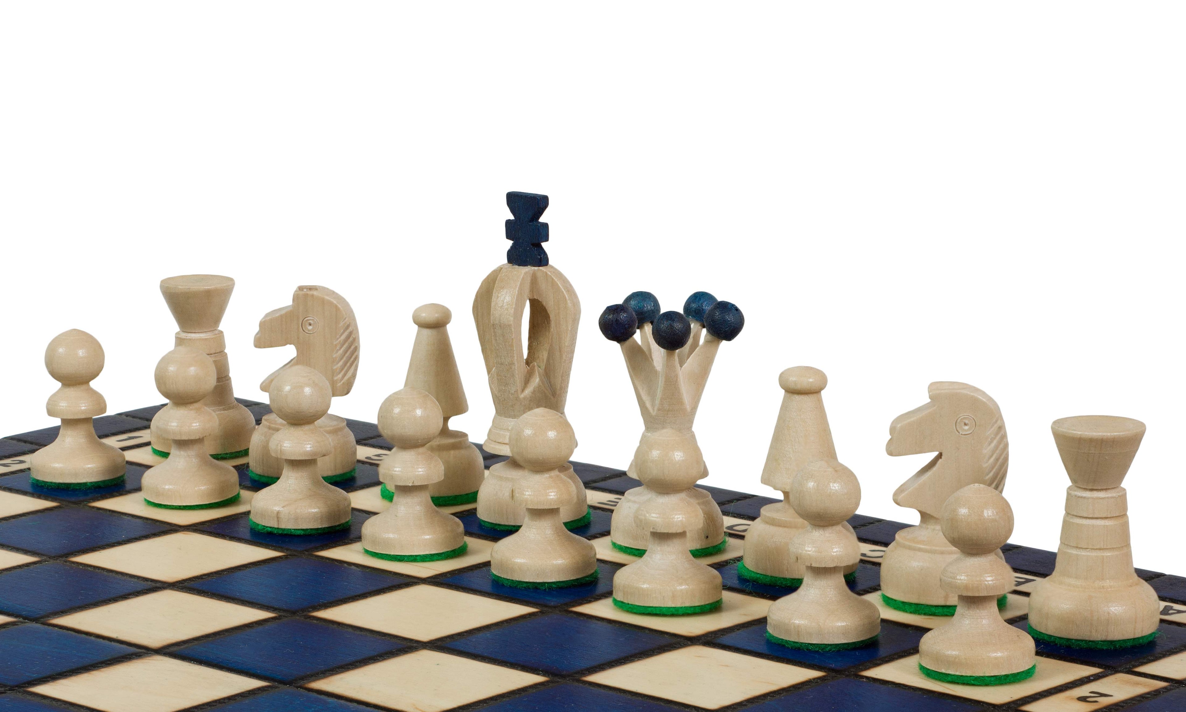 Juego de ajedrez mediano Royal Kings con bandeja (Rey de 2,5 pulgadas)