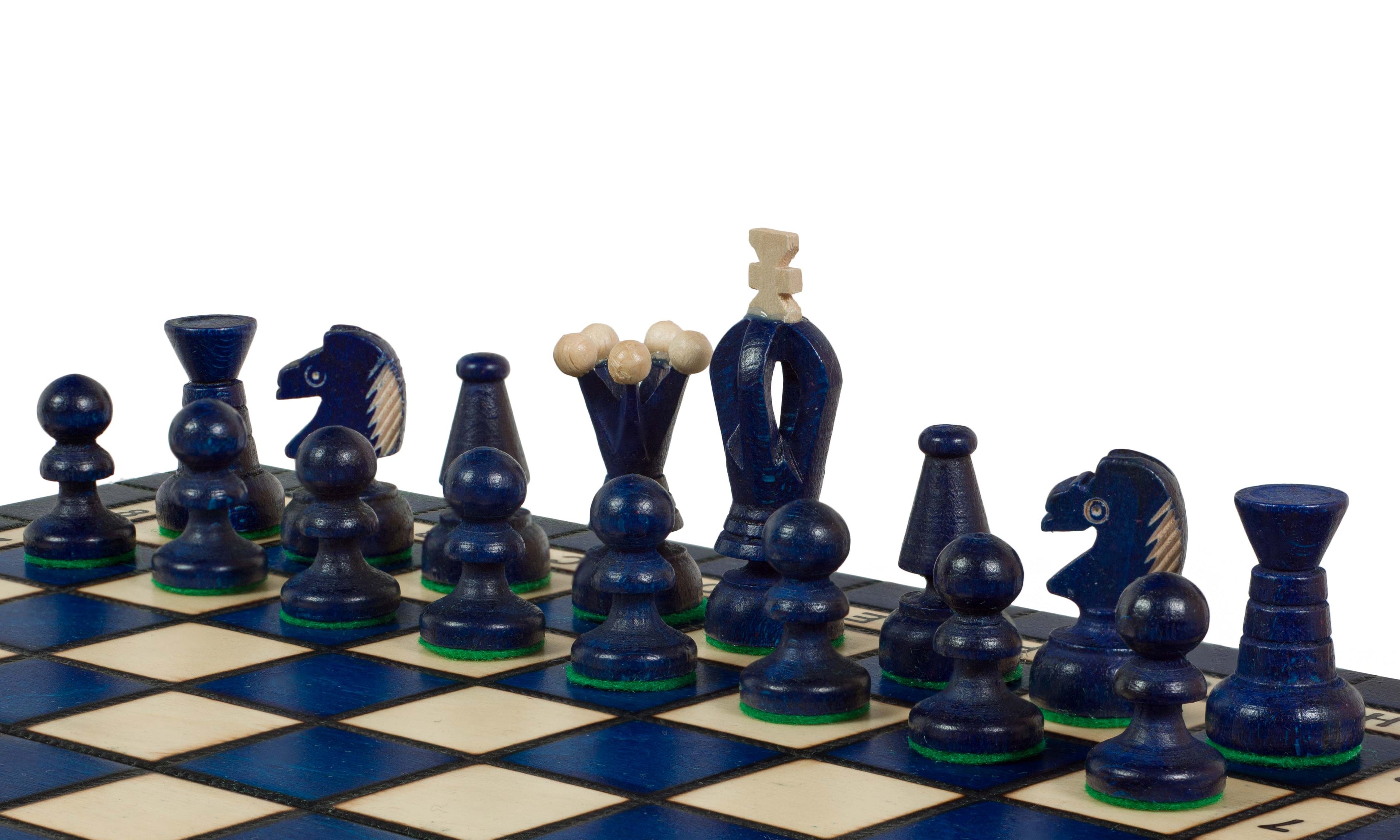 Juego de ajedrez mediano Royal Kings con bandeja (Rey de 2,5 pulgadas)
