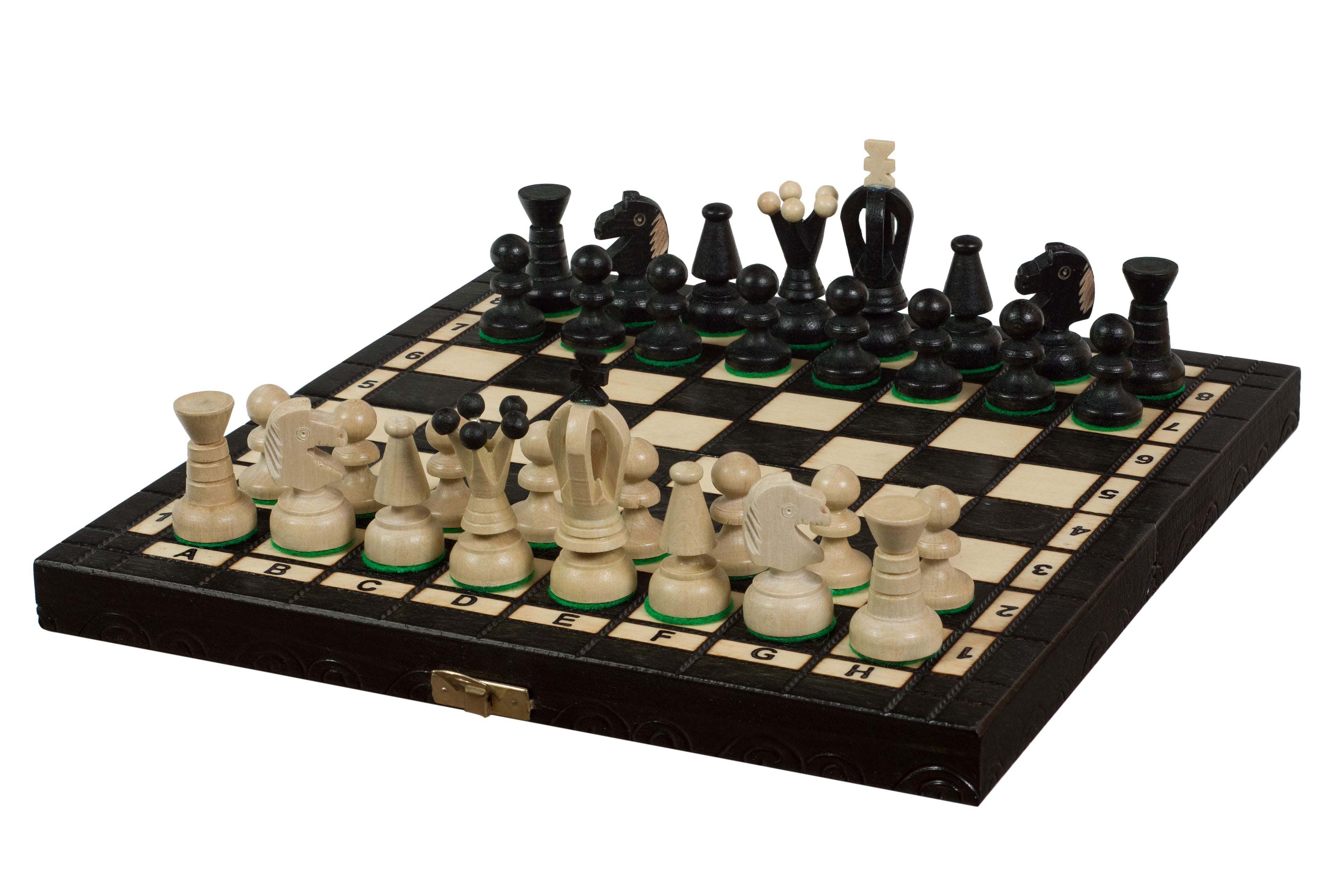 Juego de ajedrez de reyes pequeños de 12 pulgadas (rey de 2,56 pulgadas)