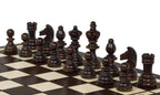 Juego de ajedrez olímpico pequeño con bandeja (tamaño King de 2,56 pulgadas)