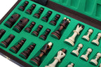 Juego de ajedrez Senator de 16 pulgadas con bandeja de inserción (tamaño King de 3,15 pulgadas)