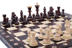 Juego de ajedrez Senator de 16 pulgadas con bandeja de inserción (tamaño King de 3,15 pulgadas)