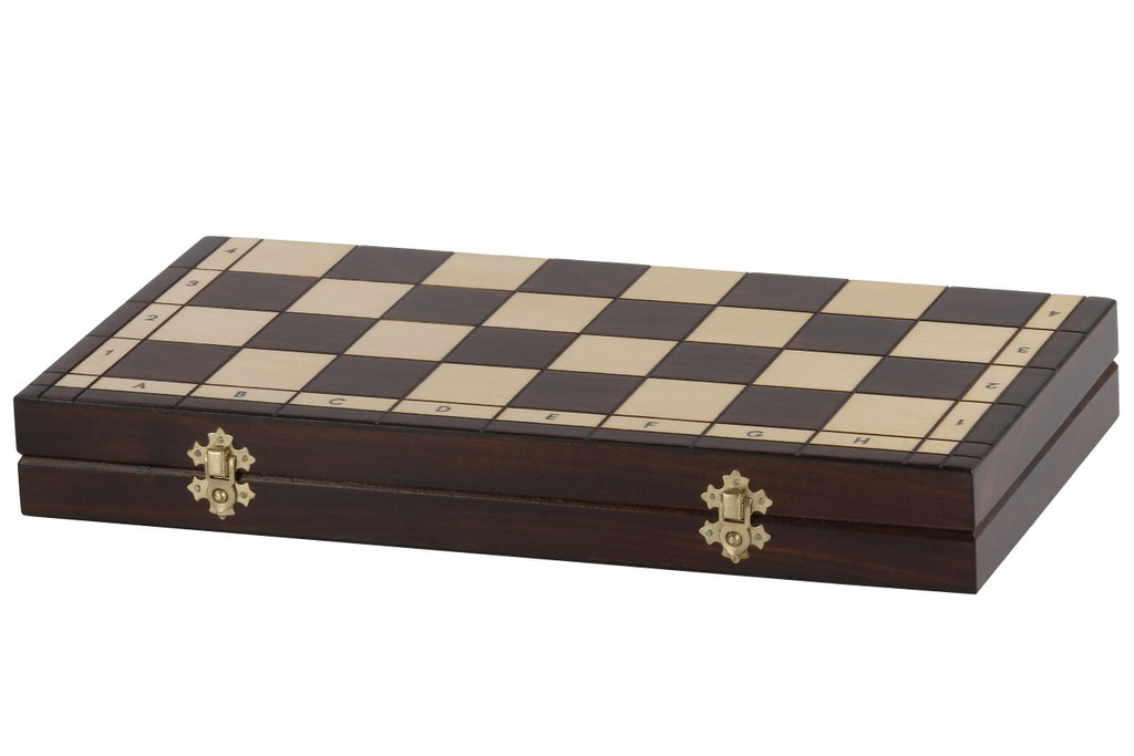 Juego de ajedrez grande Pearl con almacenamiento forrado de fieltro (tamaño King de 3,54 pulgadas)