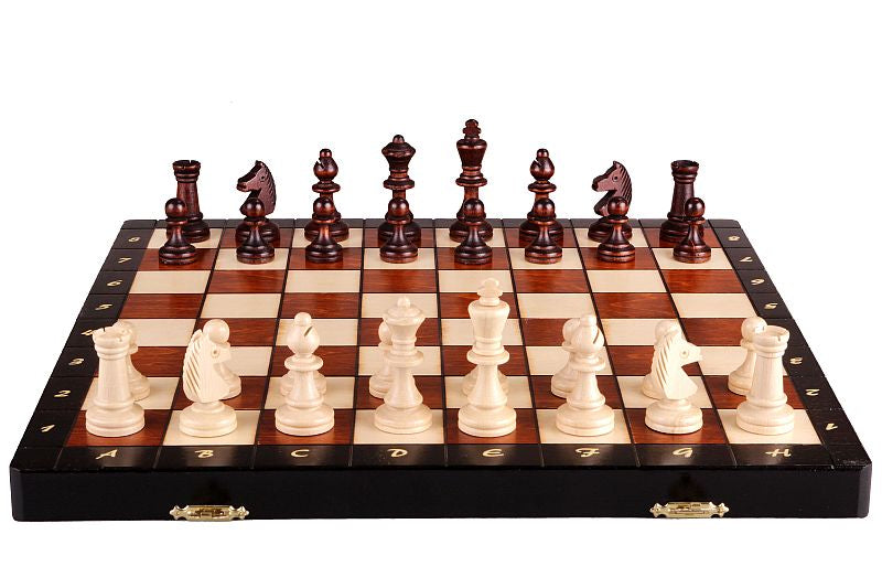 Juego de ajedrez magnético con bandeja de inserción (Rey de 2,64")