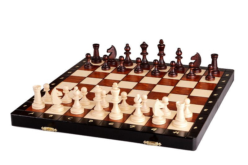 Juego de ajedrez magnético con bandeja de inserción (Rey de 2,64")