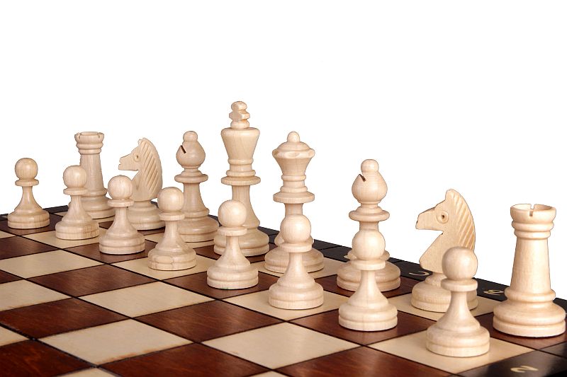 Juego de ajedrez magnético con bandeja de inserción (Rey de 2,64")