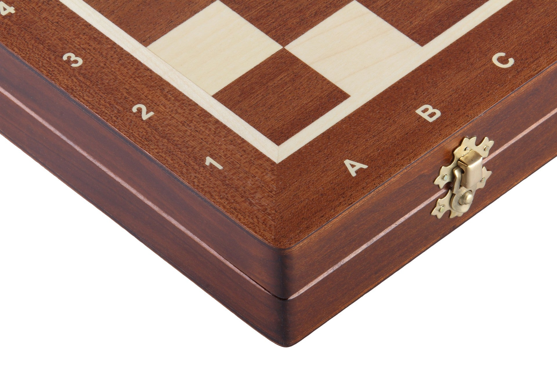 Juego de ajedrez con intarsia magnética y bandeja de inserción (tamaño King de 2,64")
