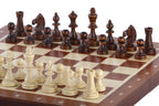 Juego de ajedrez con intarsia magnética y bandeja de inserción (tamaño King de 2,64")