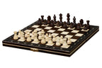 Juego de ajedrez escolar magnético con bandeja (tamaño King de 2")
