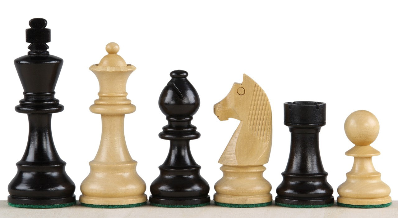 Juego de ajedrez de torneo artesanal n.° 5 – Caballo alemán