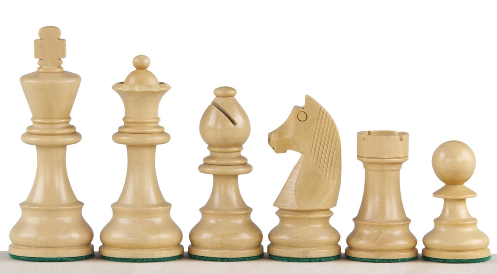 Juego de ajedrez de torneo artesanal n.° 5 – Caballo alemán