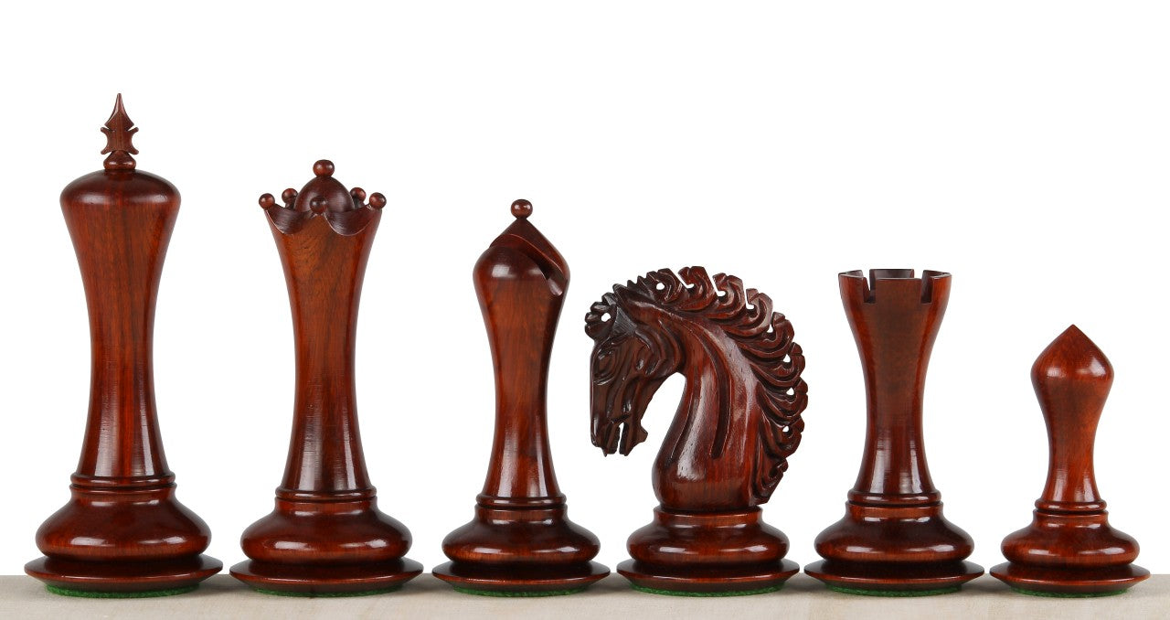 Piezas de ajedrez Empire Redwood de 4,25 pulgadas