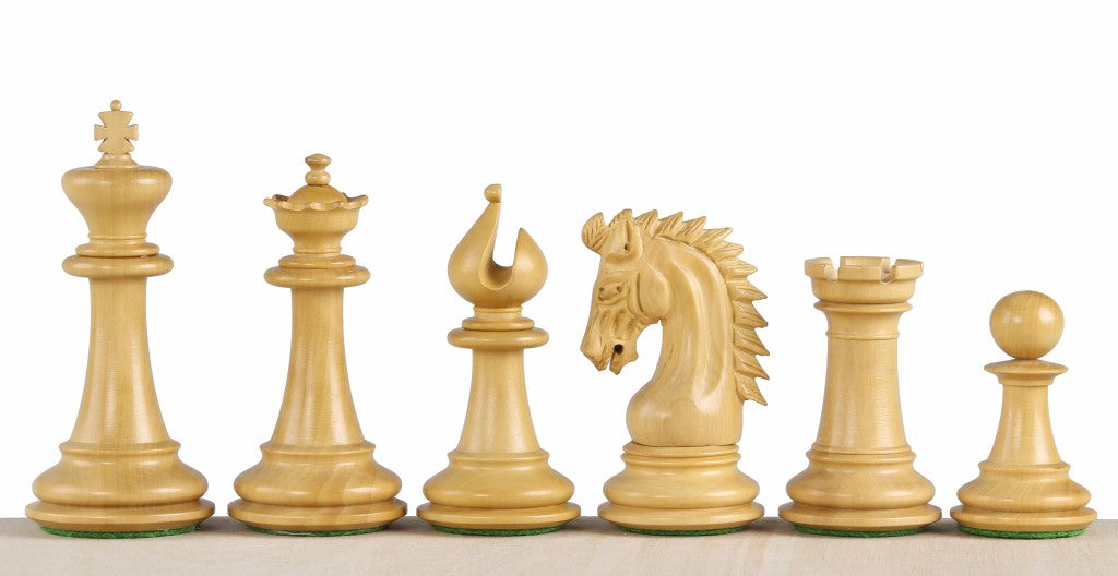 Piezas de ajedrez de ébano Sheikh (3,75")