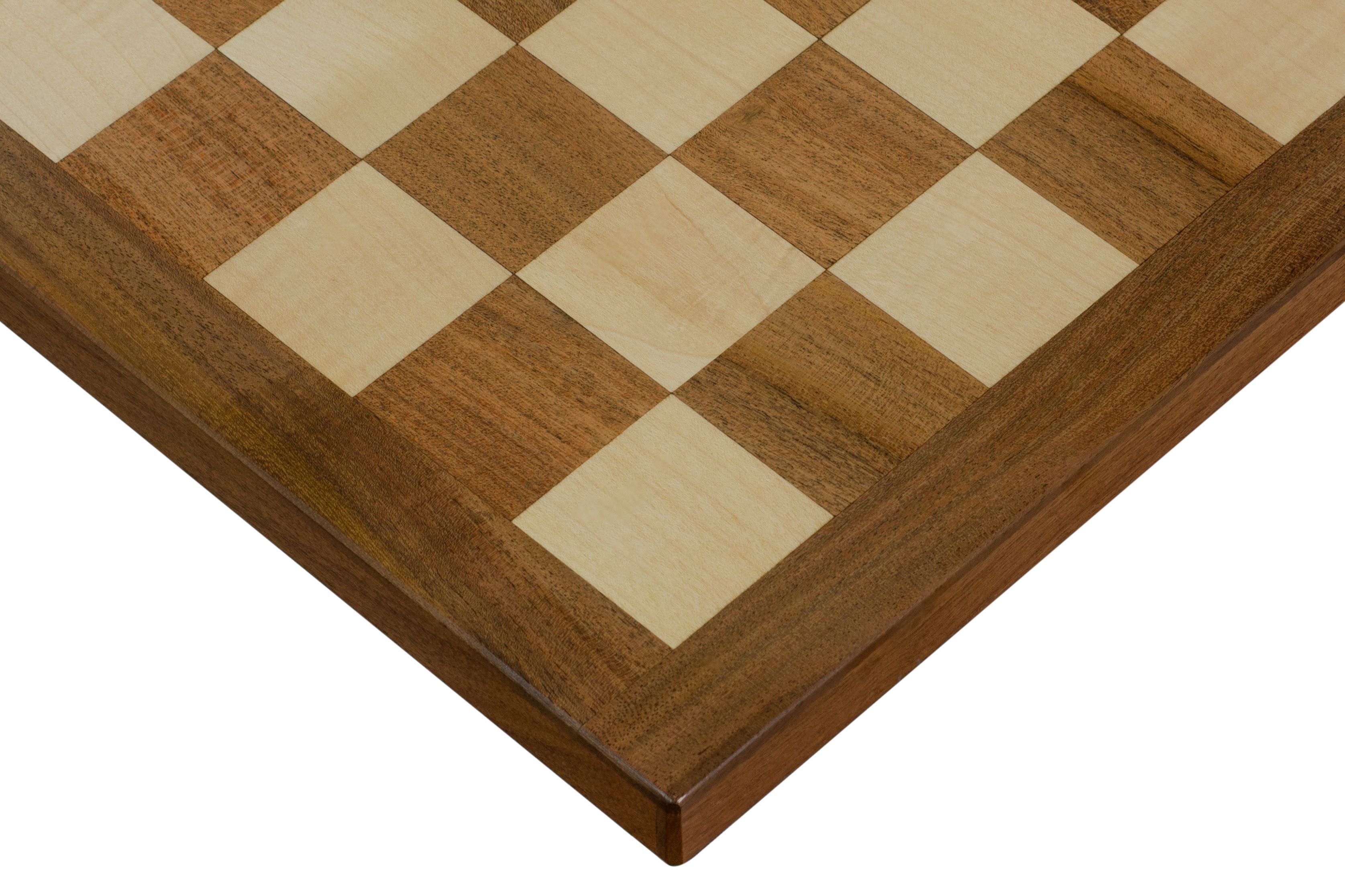 Tablero de ajedrez plegable estilo ébano con notación – Tamaño de torneo de 21,25″
